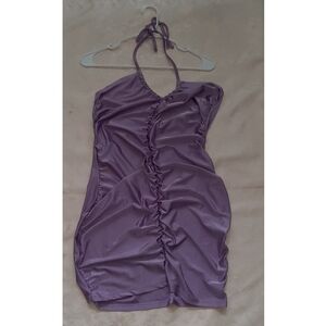 Mauve Bodycon Mini Dress